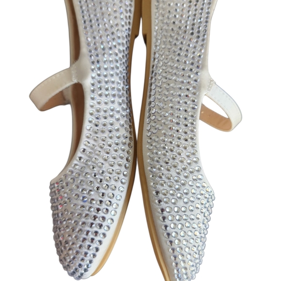 Silver Rhinestone  Mary Jane Shoes - Picture 4 of 12